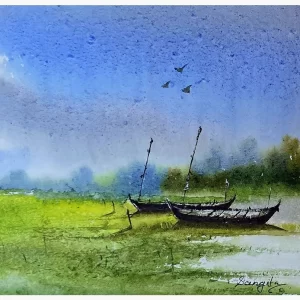 Watercolor Landscape Painting