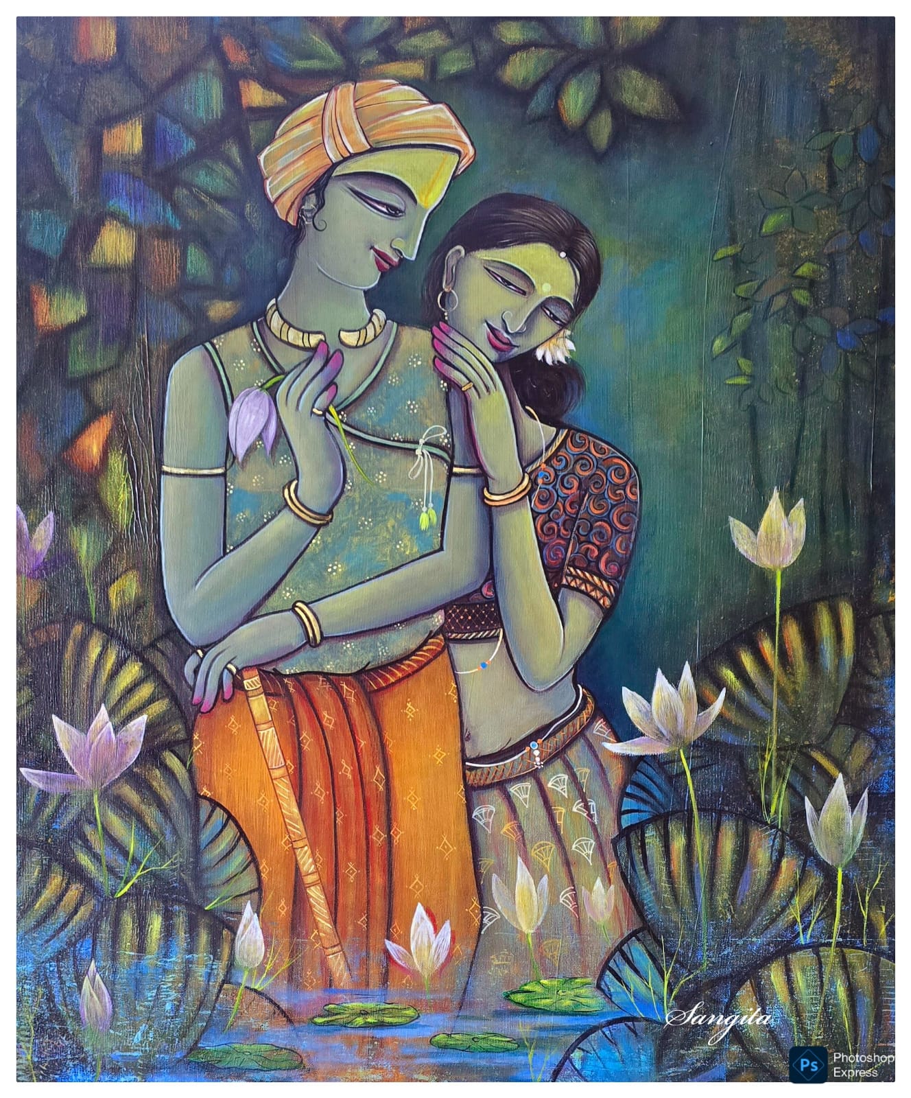 The Story Within a Couple Painting