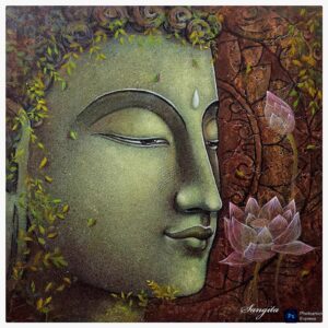 Silent Awakening (Acrylic painting on canvas)