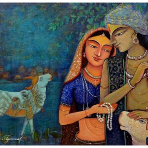 Eternal Togetherness (Acrylic painting on canvas)