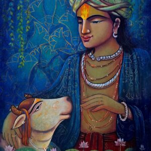 Sacred Bond (Acrylic painting on canvas)