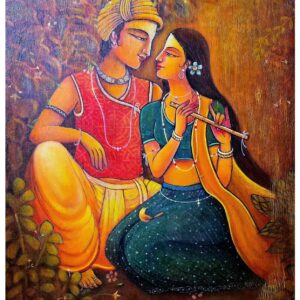 Soulful Harmony (Acrylic painting on canvas)